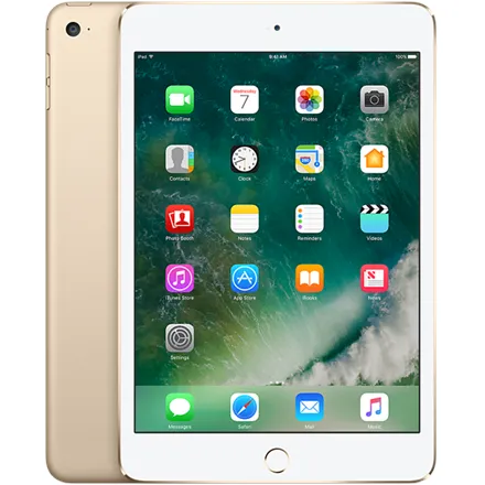 Apple iPad Mini 4 7.9 ", Gold, LCD IPS, 2048 x 1536 pixels, M8 motion, 4 GB, 128 GB, Wi-Fi, 4G,